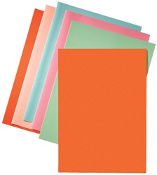 Esselte chemise de classement orange, papier de 80 g/m², paquet de 250 pièces