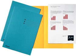 Esselte chemise de classement, bleu, carton de 180 g/m², paquet de 100 pièces