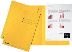 Esselte chemise de classement, jaune, carton de 180 g/m², paquet de 100 pièces