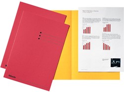 Esselte chemise de classement, rouge, carton de 180 g/m², paquet de 100 pièces