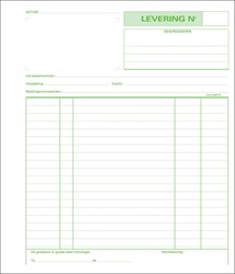 Exacompta livraisons, ft 21 x 18 cm, dupli (50 x 2 feuilles), néerlandais