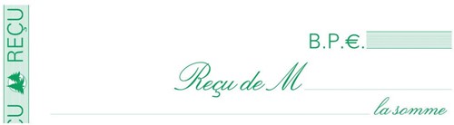 Exacompta reçus, ft 10,5 x 18 cm, français, dupli (2 x 50 feuilles)-2