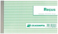 Exacompta reçus, ft 10,5 x 18 cm, français, dupli (2 x 50 feuilles)