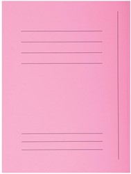 Exacompta chemise de classement Super 210, avec 3 rabats, rose