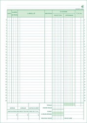 Exacompta manifold caisse, ft A4, français, dupli (50 x 2 feuilles)