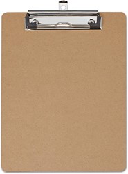 Maul Porte-bloc Basic, en isorel bois, A5 portrait, brun