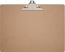 Maul Porte-bloc Classic, en isorel bois, A3 paysage, brun