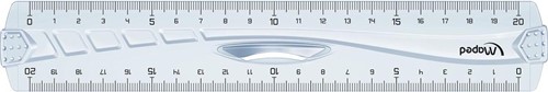 Maped décimètre Geometric double décimètre, 20 cm