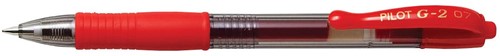 Pilot roller G-2, encre gel, rétractable, rouge