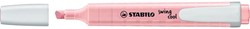 STABILO swing cool pastel surligneur, pink blush