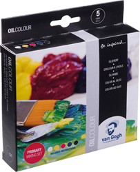 Van Gogh set de mélange primaire, peinture à l'huile, 5 x 20 ml