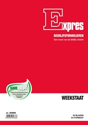 Sigel Expres blocs fiches hebdomadaires, ft A4, néerlandais, 50 feuilles