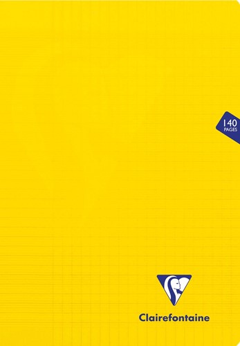 Clairefontaine cahier mimesys pour ft A4+, 140 pages, couverture en PP, séyès, couleurs assorties-2