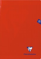 Clairefontaine cahier mimesys pour ft A4+, 140 pages, couverture en PP, séyès, couleurs assorties-3