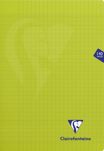 Clairefontaine cahier mimesys pour ft A4+, 140 pages, couverture en PP, séyès, couleurs assorties-1