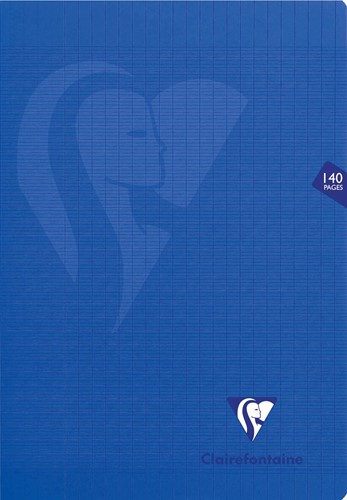 Clairefontaine cahier mimesys pour ft A4+, 140 pages, couverture en PP, séyès, couleurs assorties-2