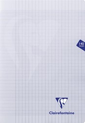 Clairefontaine cahier mimesys pour ft A4+, 140 pages, couverture en PP, séyès, couleurs assorties