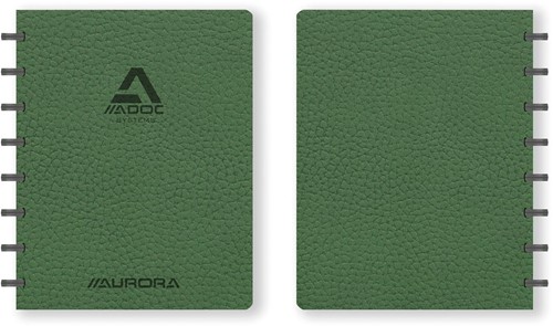 Adoc Business cahier, ft A5, 144 pages, quadrillé 5 mm, vert