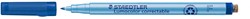 Staedtler Lumocolor feutre effaçable, largeur de trait: 0,6 mm, bleu