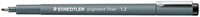 Staedtler pigment liner fineliner, pointe ronde, largeur de trait 1,2 mm noir