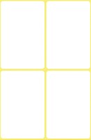 Avery Etiquettes blanches ft 54 x 35 mm (l x h), 24 pièces-2