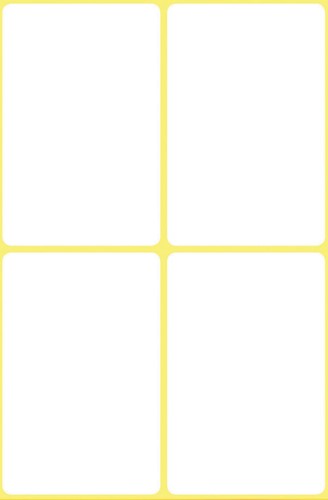 Avery Etiquettes blanches ft 54 x 35 mm (l x h), 24 pièces-2