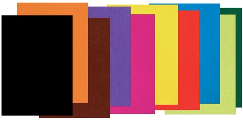 Gekleurd papier à dessin, 120 g, ft 17 x 21 cm, couleurs assorties, paquet de 500 feuilles