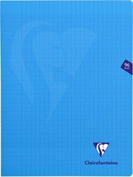 Clairefontaine cahier Mimesys pour ft A4+, 96 pages, couverture en PP, séyès, bleu