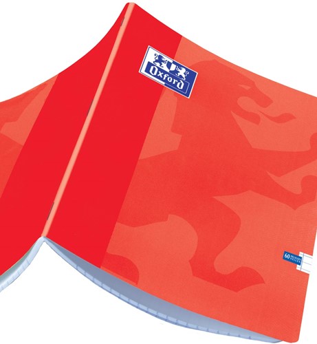 Oxford School cahier, ft A4, 72 pages (36 feuilles), quadrillé 5 mm, couleurs assorties-1