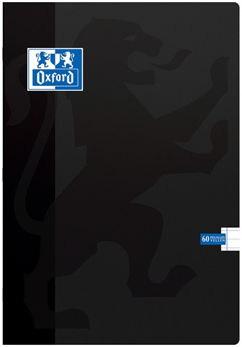 Oxford School cahier, ft A4, 120 pages (60 feuilles), avec marge, ligné, couleurs assorties-3