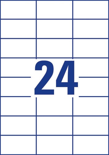 Avery Zweckform étiquette, ft 70 x 37 mm, 4.800 pièces-3