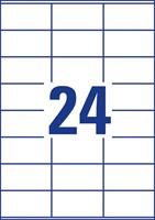 Avery Zweckform 3475, étiquettes universelles, Ultragrip, blanc, 200 feuilles, 70 x 36 mm-1