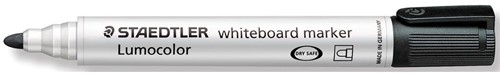 Staedtler marqueur pour tableaux blancs Lumocolor, noir