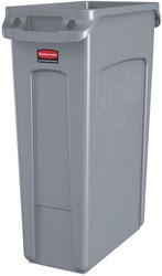 Rubbermaid collecteur Slim Jim, 87 l, gris