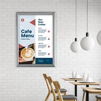 Europel cadre porte-affiche Premium, 25 mm, ft A1, argent-3