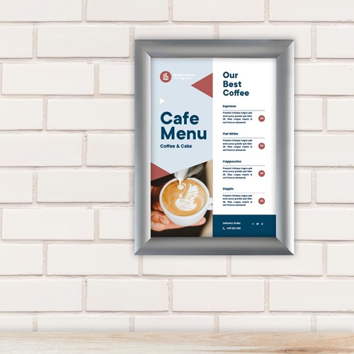Europel cadre porte-affiche Premium, 25 mm, ft A5, argent-3