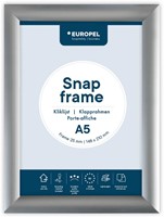 Europel cadre porte-affiche Premium, 25 mm, ft A5, argent