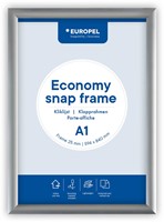 Europel cadre porte-affiche Economy, 25 mm, ft A1, argent
