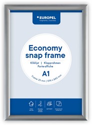 Europel cadre porte-affiche Economy, 25 mm, ft A1, argent