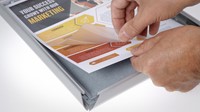 Europel cadre porte-affiche Economy, 25 mm, ft A5, argent-3