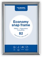 Europel cadre porte-affiche Economy, 25 mm, ft B2, argent