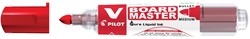Pilot V-Board Master marqueur pour tableau blanc, pointe ronde, 2,3 mm, rouge
