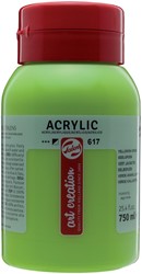 Talens Art Creation peinture acrylique flacon de 750 ml, vert jaunâtre