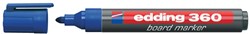 edding marqueur pour tableaux blancs, 360, bleu
