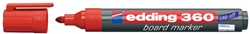 edding marqueur pour tableaux blancs, 360, rouge
