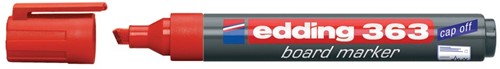 Edding marqueur pour tableaux blancs e-363 rouge
