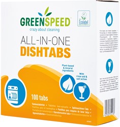 Greenspeed All-In-One tablette lave-vaisselle action  3 en 1, 100 pièces, 1.8 kg