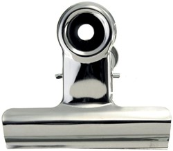 LPC clip bulldog 38 mm, argent, boîte de 10 pièces