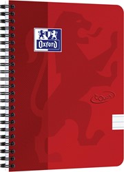 Oxford School Touch bloc spirale, ft A5, 140 pages, ligné, rouge