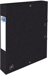 Elba boîte de classement Oxford Top File+ dos de 4 cm, noir